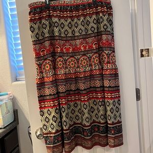 Shein Ladies Plus Boho Skirt